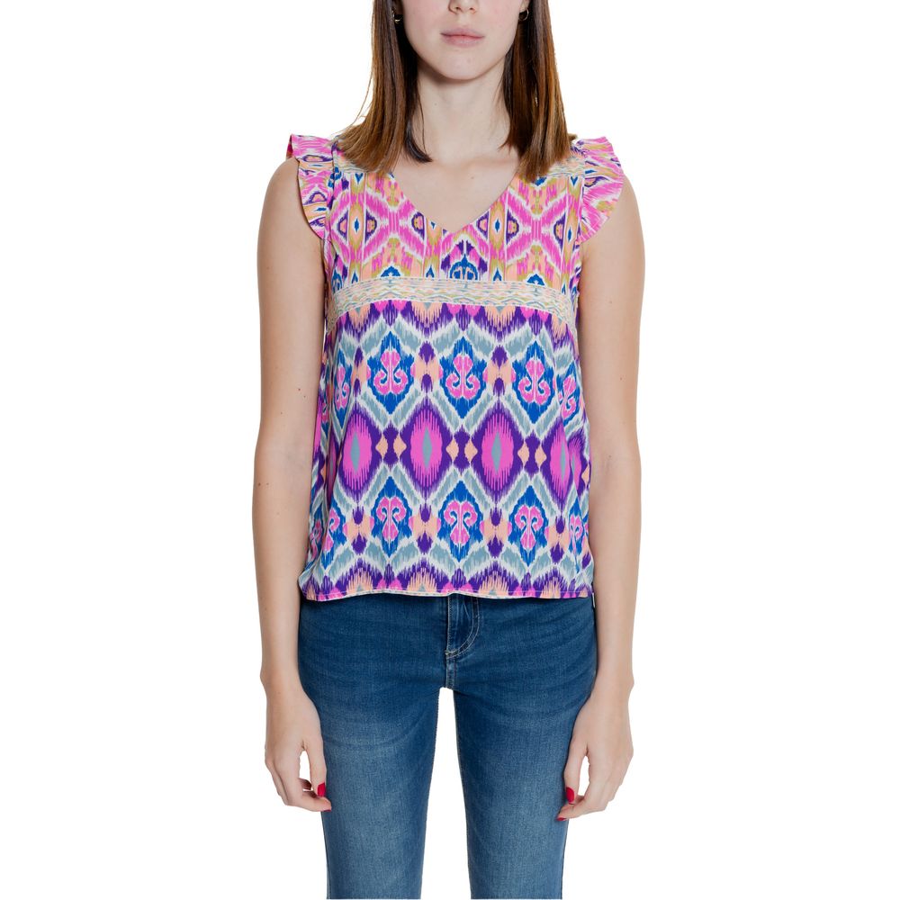 Only Multicolor Recycled Polyester Tops & T-Shirt