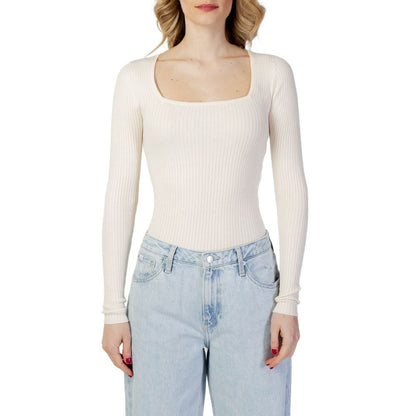 Vero Moda Cream Viscose Tops & T-Shirt